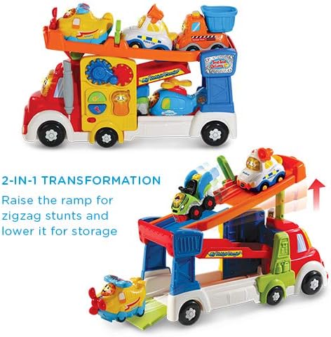 VTech Toot-Toot Drivers Big Vehicle Carrier - Interactive Musical Toy for Toddlers 12M+ 9