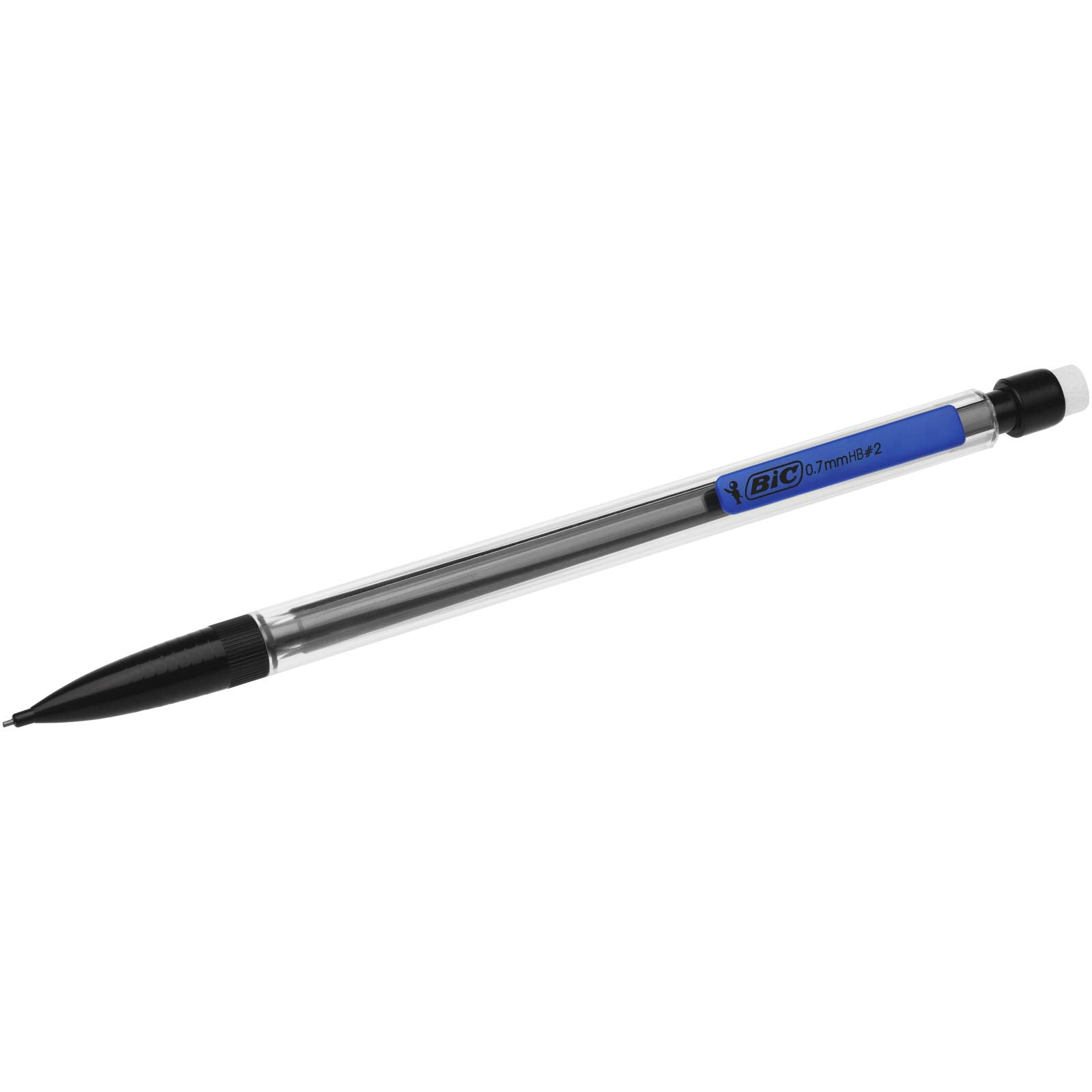 BIC Matic Original Mechanical Pencils - 0.7mm HB Lead, Pack of 12 | Includes Eraser & Refills 4