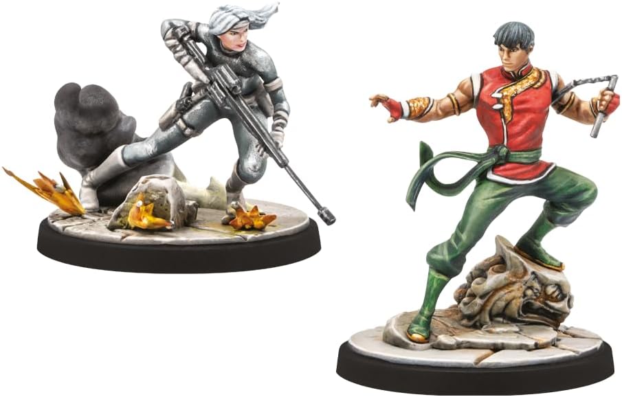 Atomic Mass Games Marvel: Crisis Protocol Shang-Chi & Silver Sable Character Pack 2