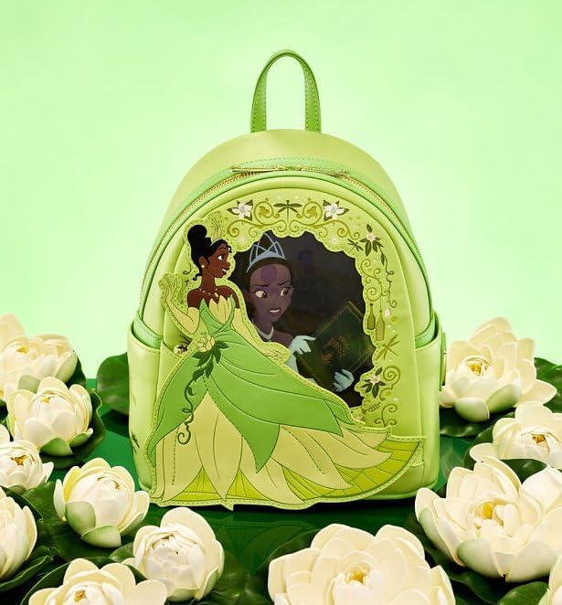 Loungefly Disney Princess and the Frog Tiana Lenticular Mini Backpack (Model Number)