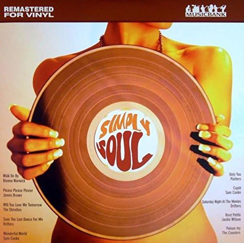 Simply Soul: 180 Gram Vinyl LP Featuring Classic Soul Hits by Dionne Warwick, James Brown, Sam Cooke, and More