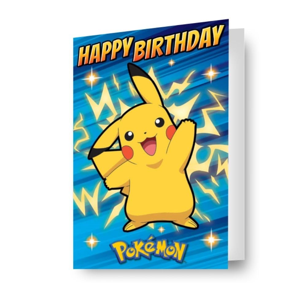 Danilo Promotions LTD Pokemon Birthday Card - 3D Lenticular Effect | 170x230mm | Unisex 1