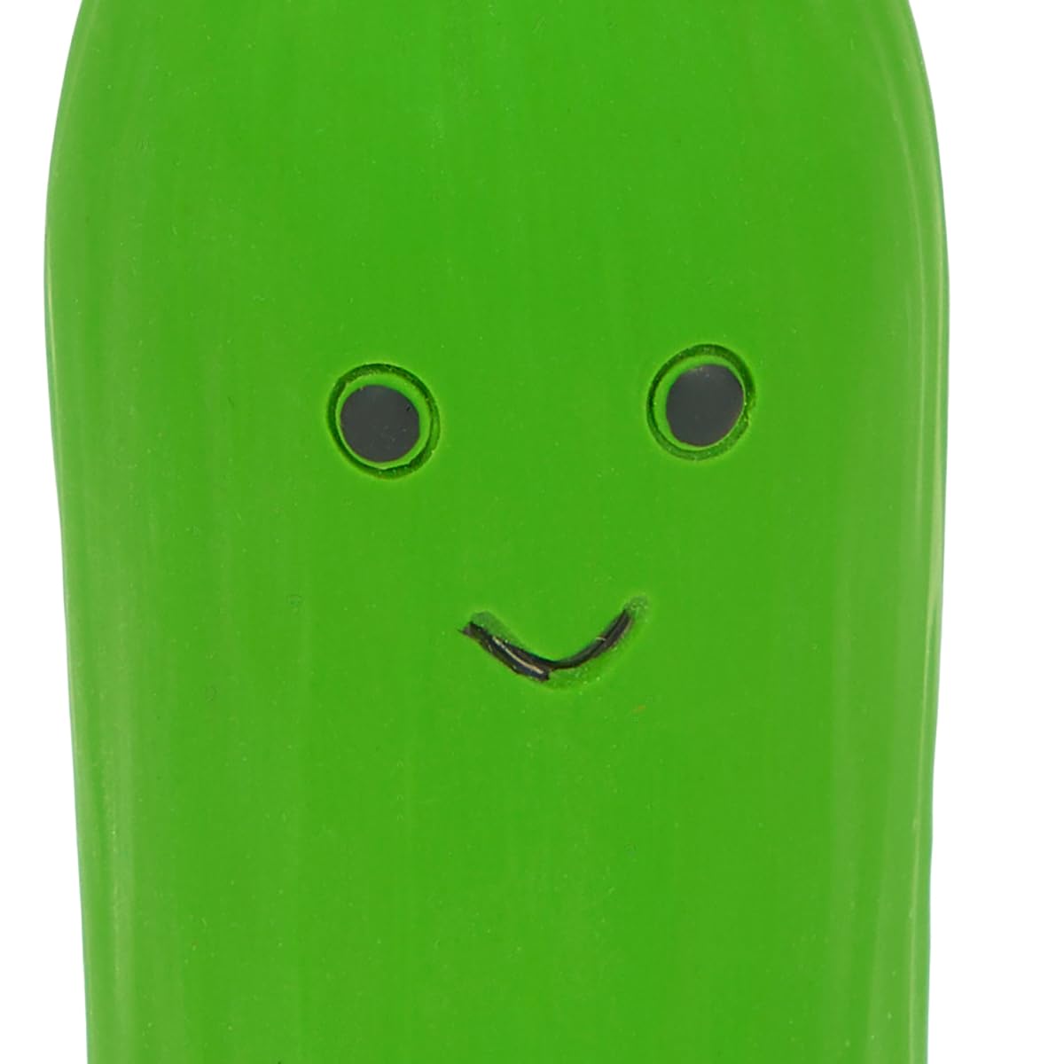 Petface Foodie Faces Cucumber Latex Dog Toy - Small, Squeaker, Durable Chew Toy 6