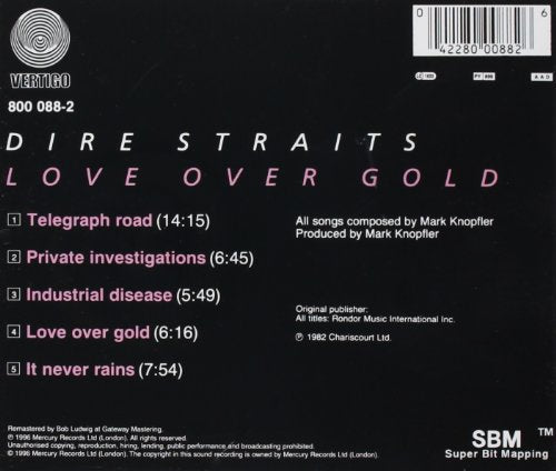 Dire Straits - Love Over Gold [CD]