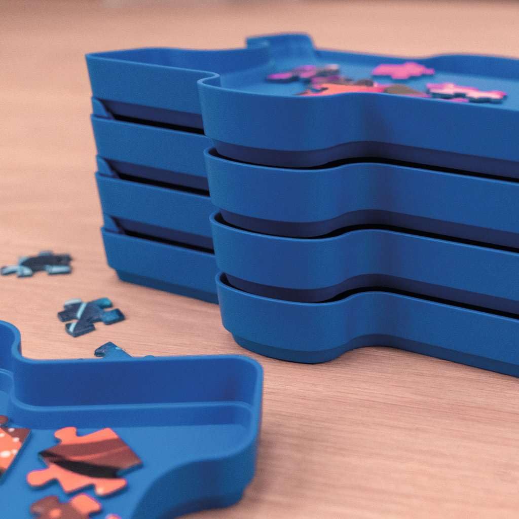 Ravensburger Puzzle Sort & Go Sorting Trays - 8 Stackable Trays for Jigsaw Organization 4
