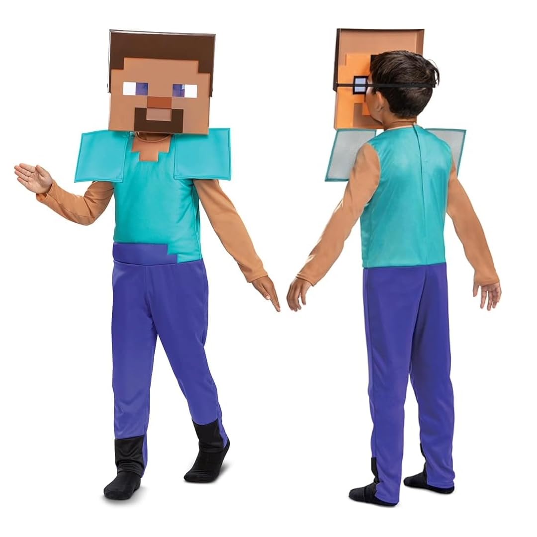 Minecraft Steve Costume - Child Size (4-6 Years)