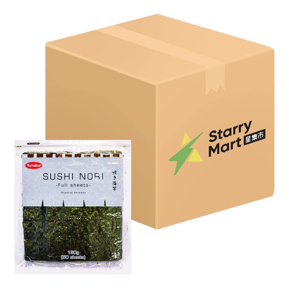Yutaka Roasted Seaweed - 50 Full Sheets | Premium Japanese Yakinori