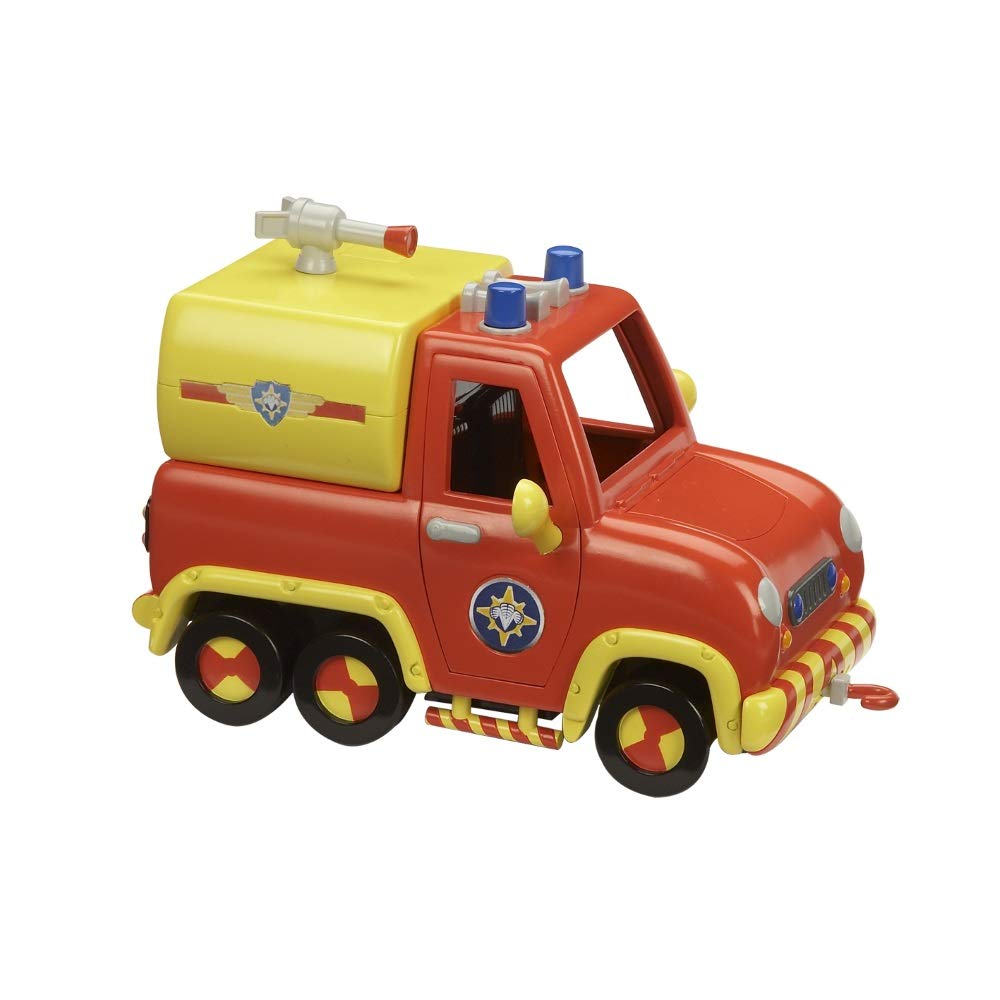 Fireman Sam Venus Fire Truck Model Toy - Vehicle Playset with Traffic Cones 5