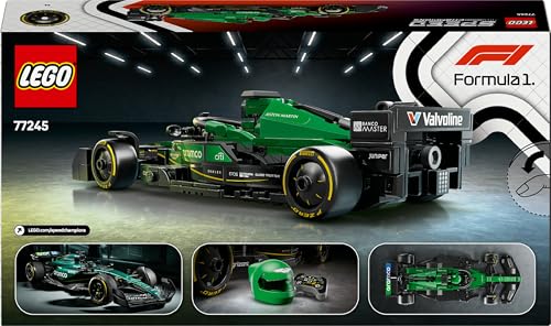 LEGO Speed Champions Aston Martin Aramco F1 AMR24 Race Car Toy - Building Set with Driver Minifigure for Ages 10+ 20