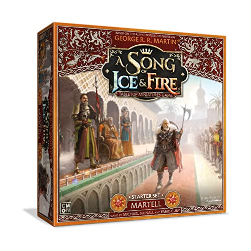 CMON A Song of Ice and Fire Tabletop Miniatures Game House Martell Starter Set - 2 Player Strategy Game (SIF007)