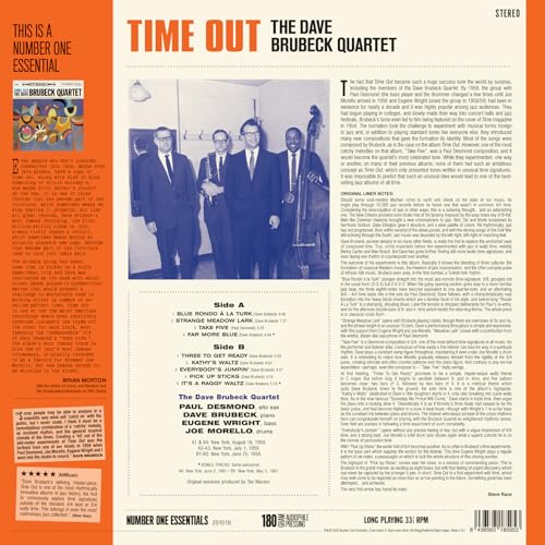 Dave Brubeck Quartet Time Out (Limited Edition) +2 Bonus Tracks [Vinyl] 4