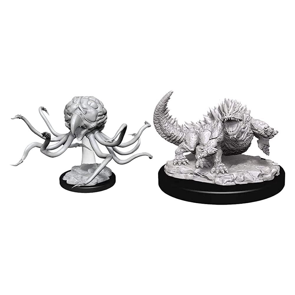 WizKids D&D Nolzurs Marvelous Upainted Miniatures: Wave 11 Grell & Basilisk Accessories