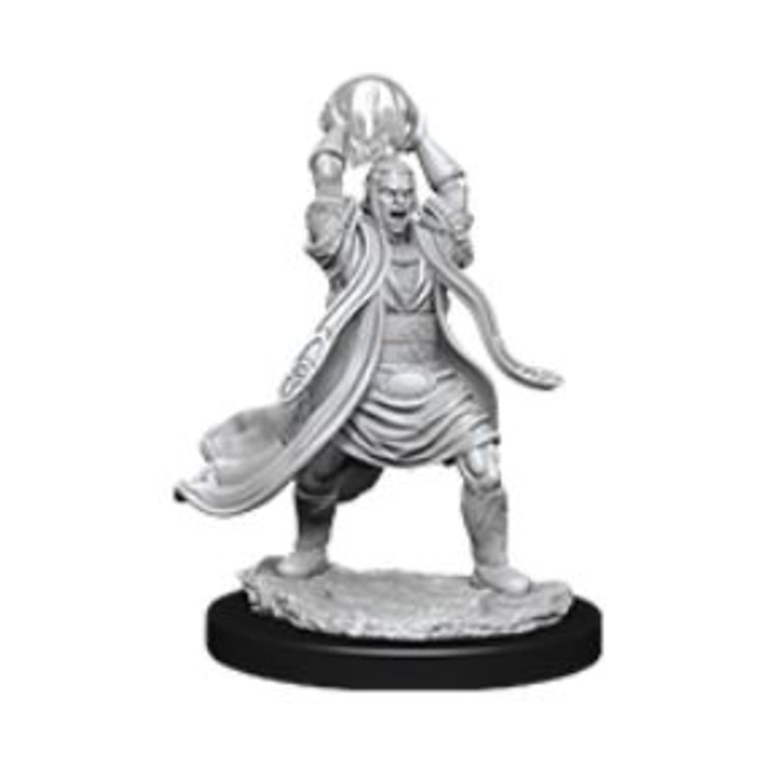 Dungeons & Dragons WizKids Unpainted Miniatures - Male Elf Sorcerer | Cardboard | Medium
