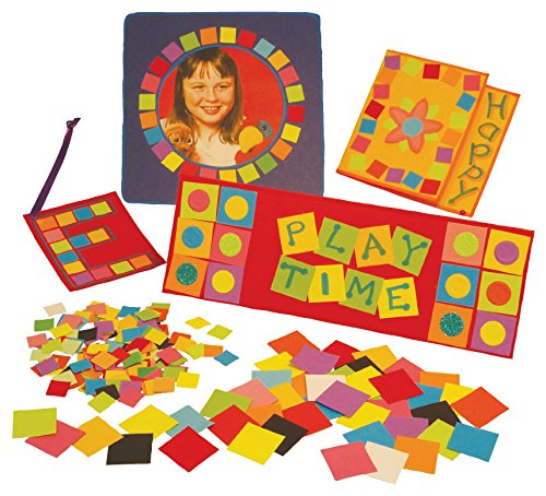 Springboard 10352 Pre-Cut Coloured Mosaic Squares - 1x1 cm (Pack of 10,000)