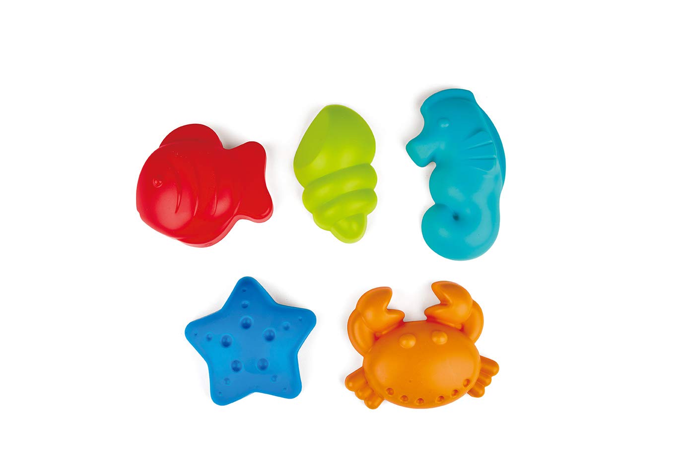Hape Sea Creatures Sand Moulds - Beach Toys | Ages 2-6 | Plastic 1