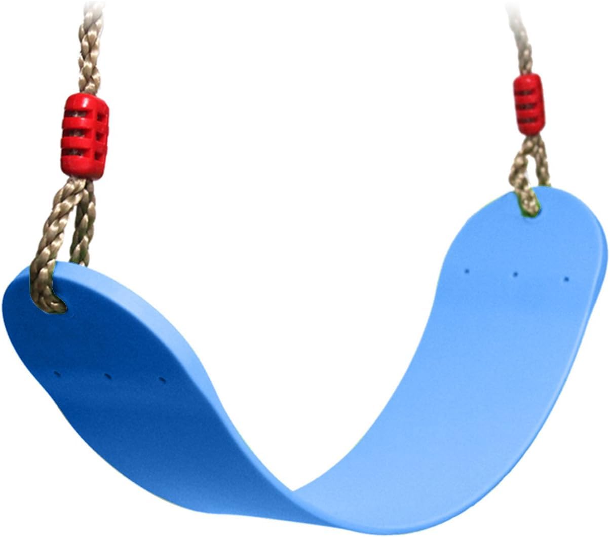EXTSUD Outdoor Swing Seat - EVA Soft Rocking Chair | Adjustable 145-220cm Ropes | 150kg Load Capacity | Blue