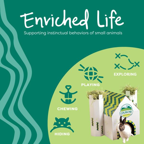 Oxbow Enriched Life Twisty Rings Sisal Chew Toy for Small Animals | Unscented, Lightweight 5