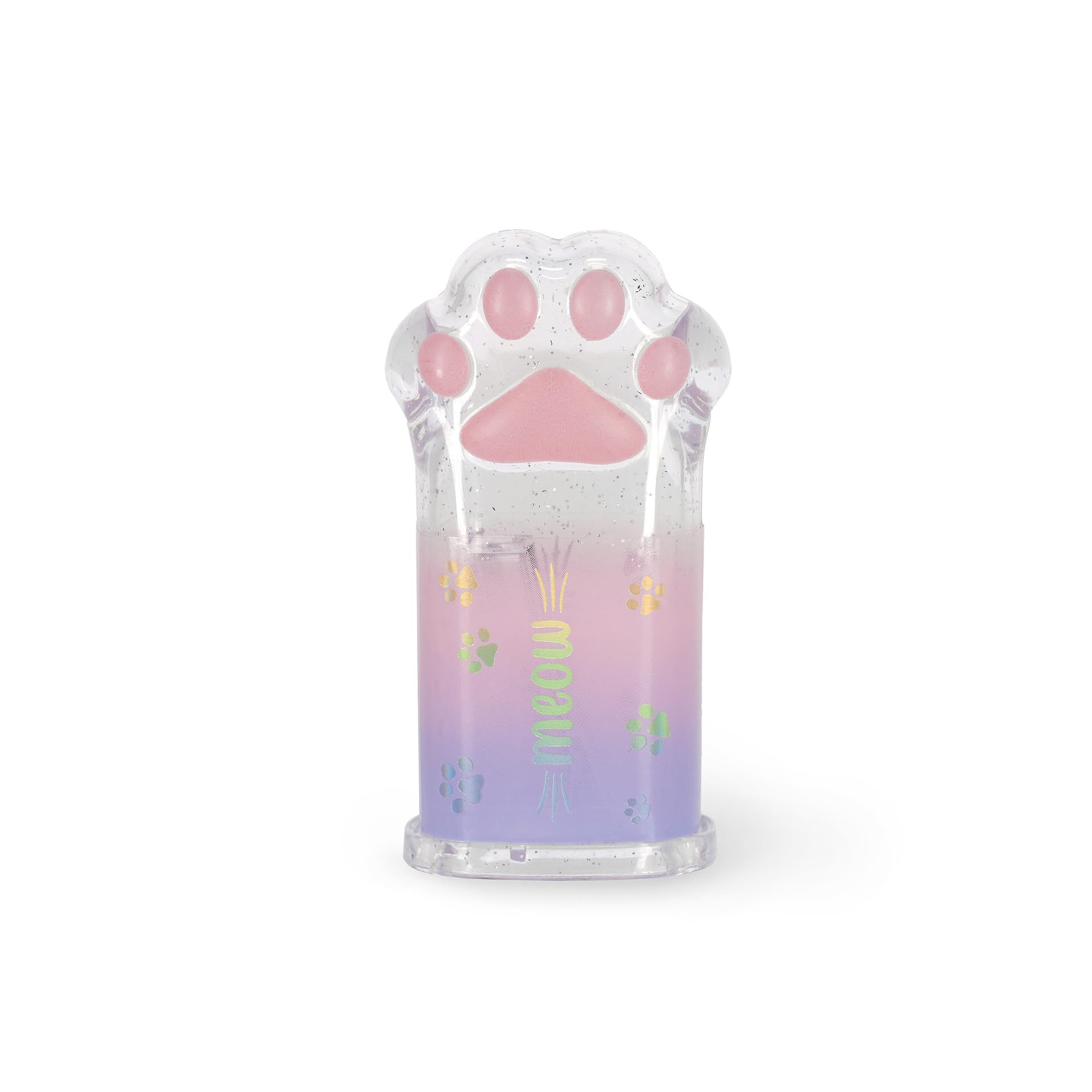 Legami - Meow Cat Paw Pencil Sharpener with Glitter Details