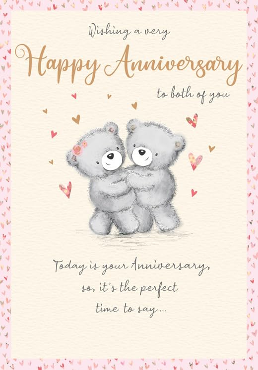 Regal Publishing Anniversary Card - Wishing a Very Happy Anniversary To You | 9 x 6