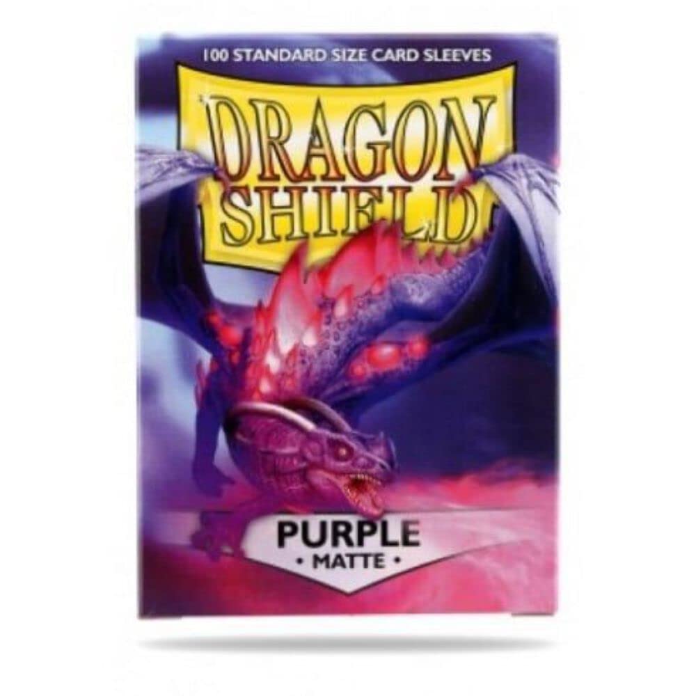 Dragon Shield Matte Purple Standard Sleeves (100 Count)