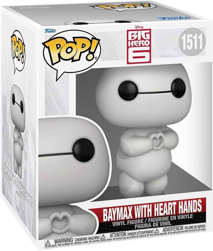 Funko POP! Super Big Hero 6 Baymax Heart Hands Collectable Vinyl Figure - 6 Inches