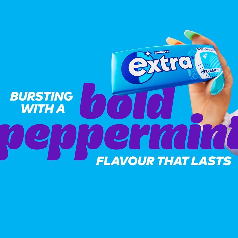 Extra - Peppermint Chewing Gum Sugar Free (84 g Multipack) 4