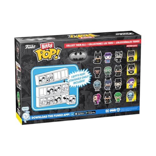 Funko Batman 85th - Freeze 4PK Bitty Pop! Collectible Figure with Mystery Mini (81129)