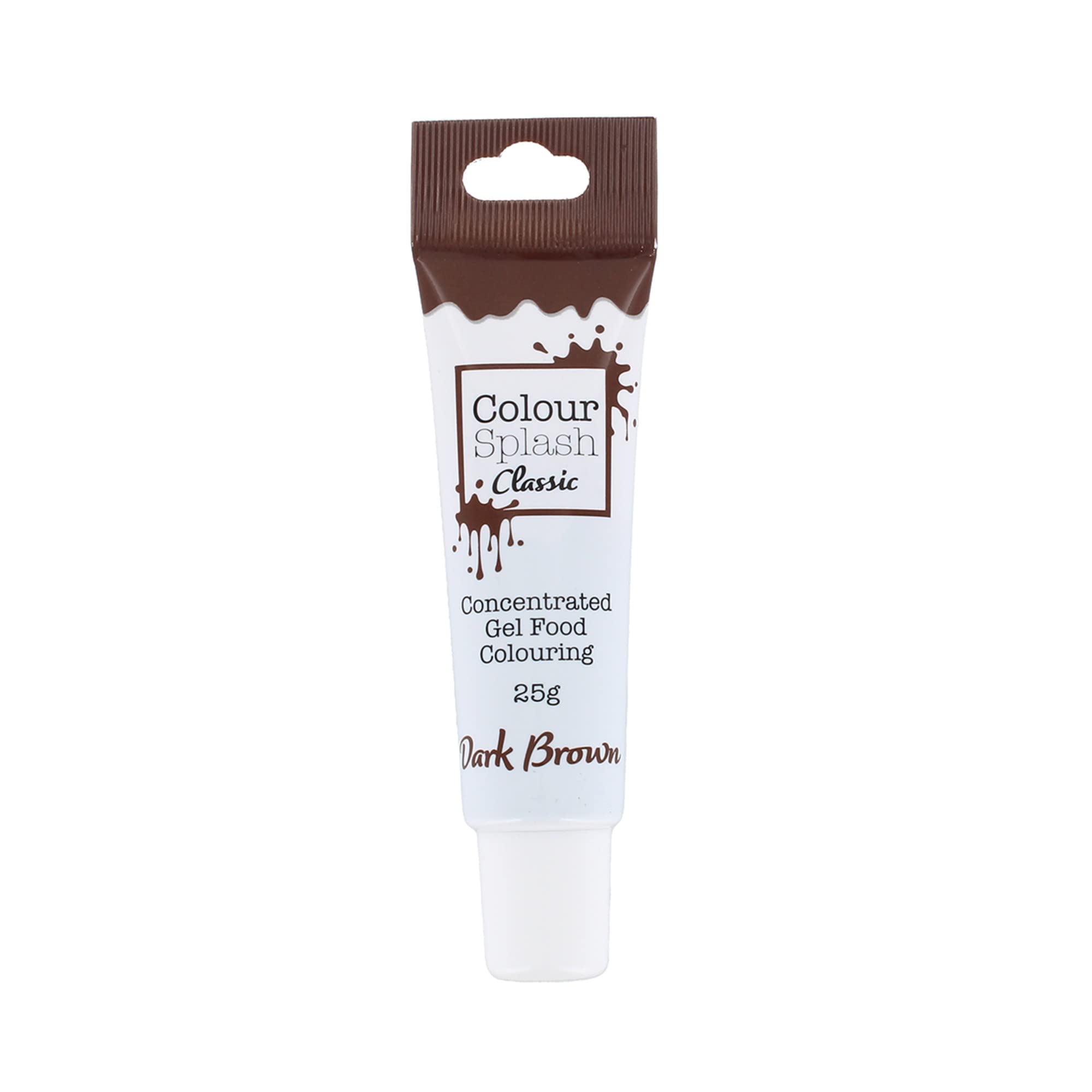 Colour Splash Food Colouring Gel - Dark Brown | Highly Concentrated Gel | 25 g