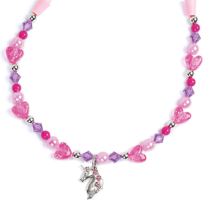 Craftbox CB806 Unicorn Charm Jewellery Craft Set, Mixed.