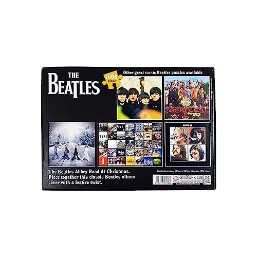 University Games The Beatles Christmas 1000 Piece Puzzle - Abbey Road Snow Scene 5