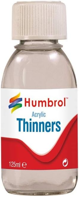 Humbrol - 125 ml Acrylic Thinners for Paint Thinning & Brush Cleaning 1