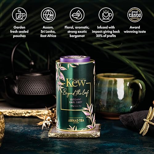 Ahmad Tea - Elegant Earl Grey Caddy Black Tea (125g) 7