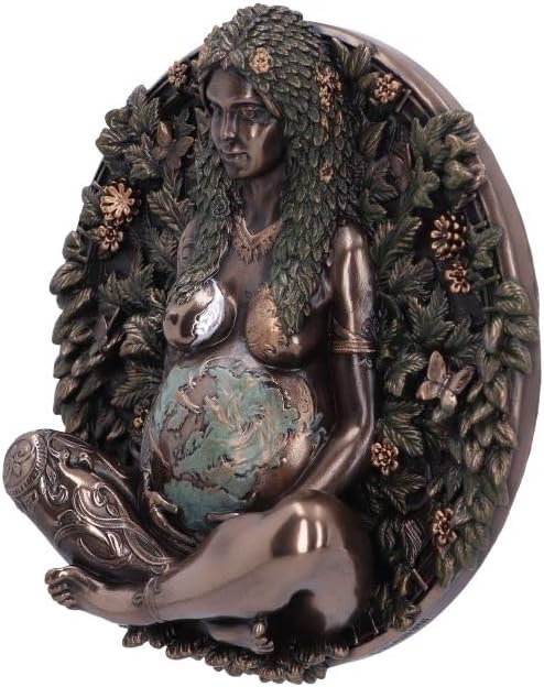 Nemesis Now Mother Earth Wall Plaque, Bronze, 15cm (B6353X3)