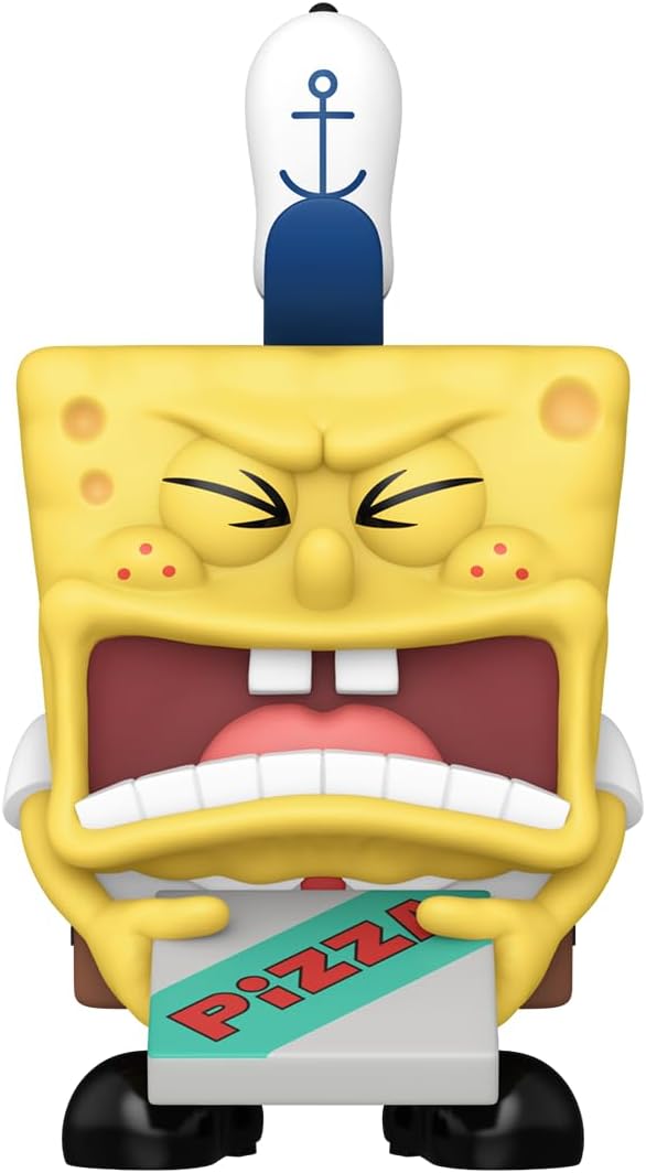 Funko Pop! Plush: SpongeBob SquarePants 25th Anniversary - SpongeBob with Pizza Vinyl Figure