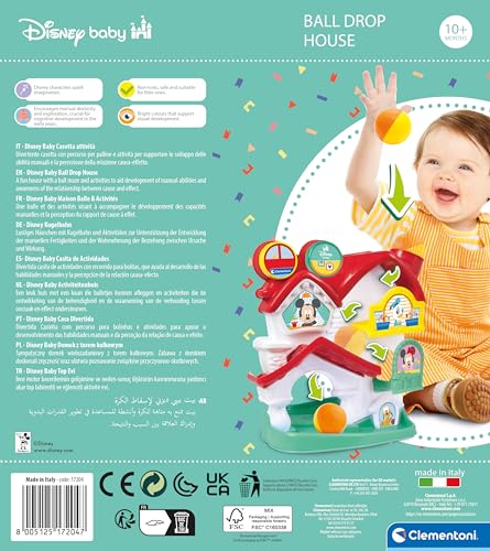 Clementoni Disney Baby Ball Drop - Educational Activity House for Toddlers 10m+ 7