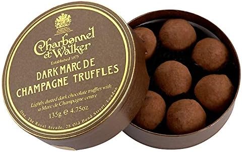Charbonnel et Walker Dark Marc de Champagne Truffles, 135g