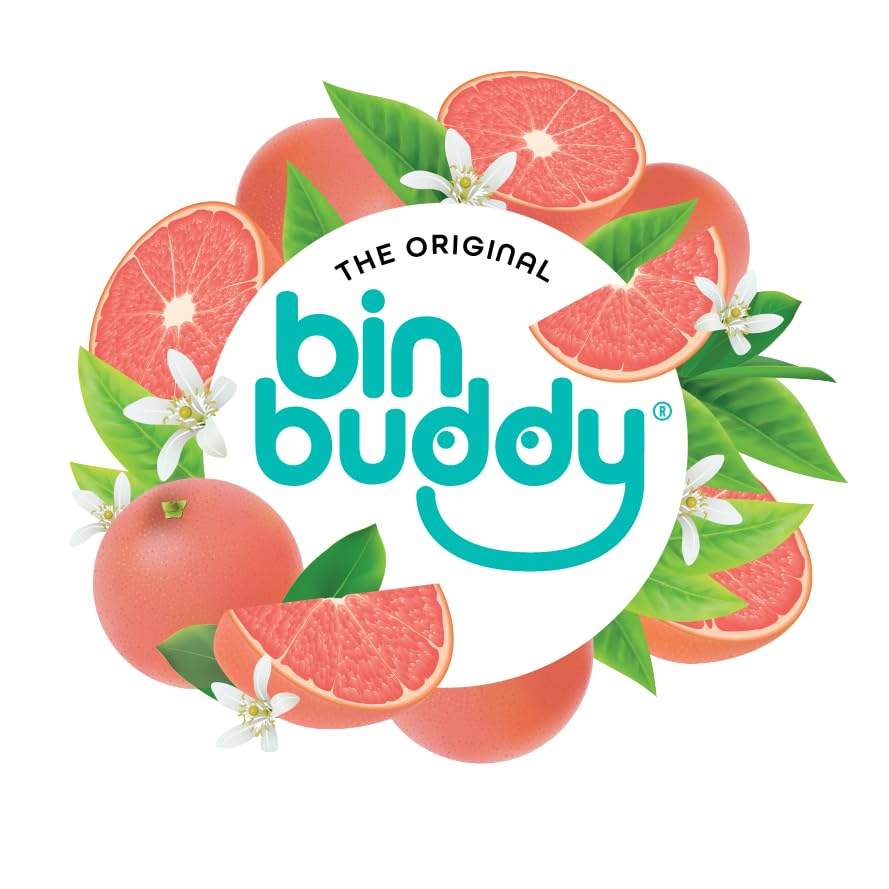 Bin Buddy Pink Grapefruit Bin Deodoriser Powder - Absorbs Mess & Eliminates Odour | Pack of 3 (450g Each) 7