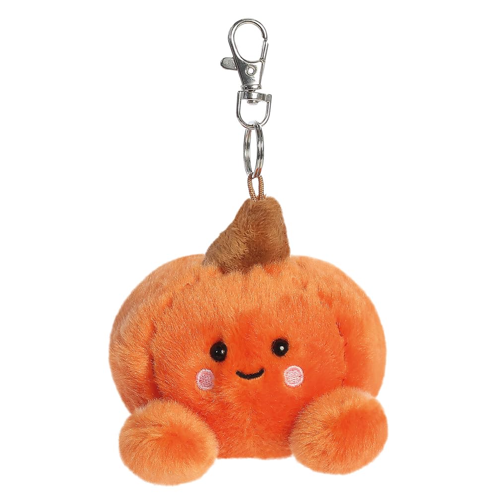 AURORA Palm Pals Paisley Pumpkin Clip-On - 10cm Soft Toy | Halloween Decor | Ages 1+