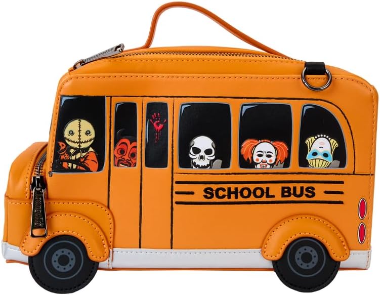 Loungefly – Umhängetasche mit „Trick 'r Treat“-Motiv „School Bus“ 5