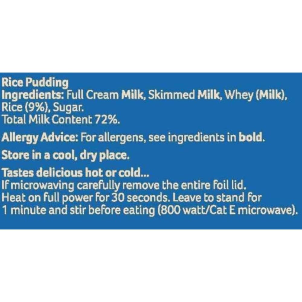 Ambrosia Original Recipe Rice Pudding - Creamy Ready-to-Eat Dessert | 6 x 120g Pots | 720g Total 3