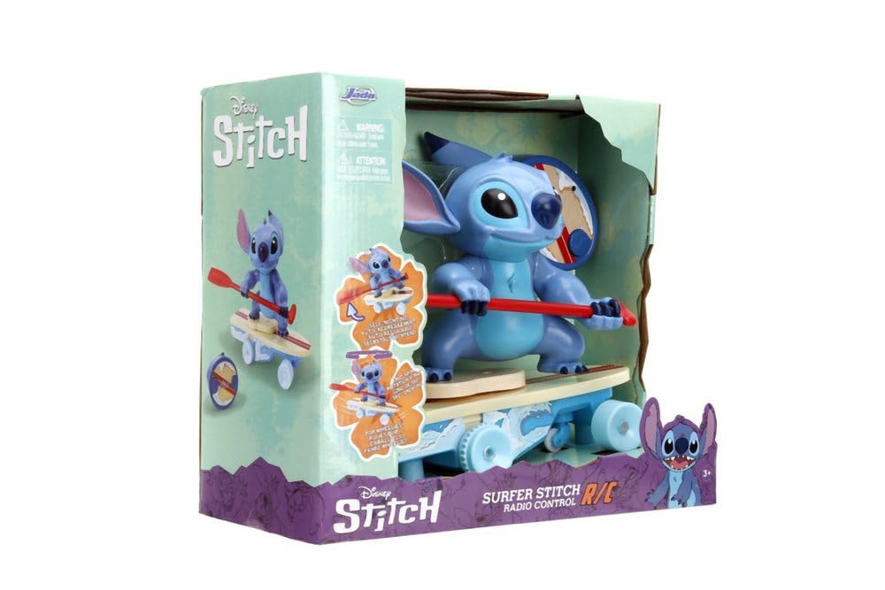 Jada Disney RC Stitch Surfer - 360° Rotation & Self-Rising - Ages 3+ 11