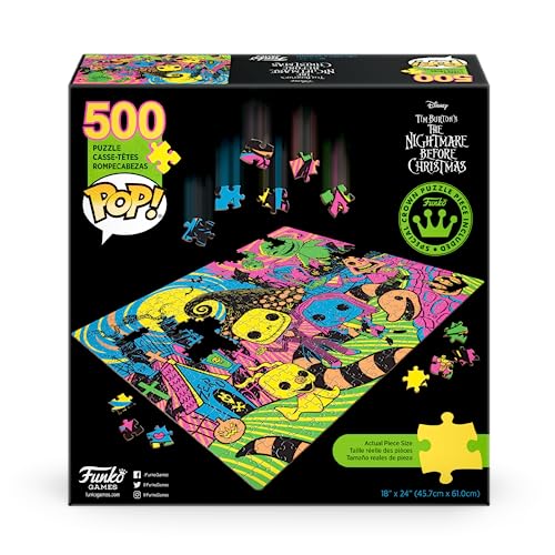 Funko POP! Puzzle - The Nightmare Before Christmas - 500 Piece Jigsaw with Crown Piece