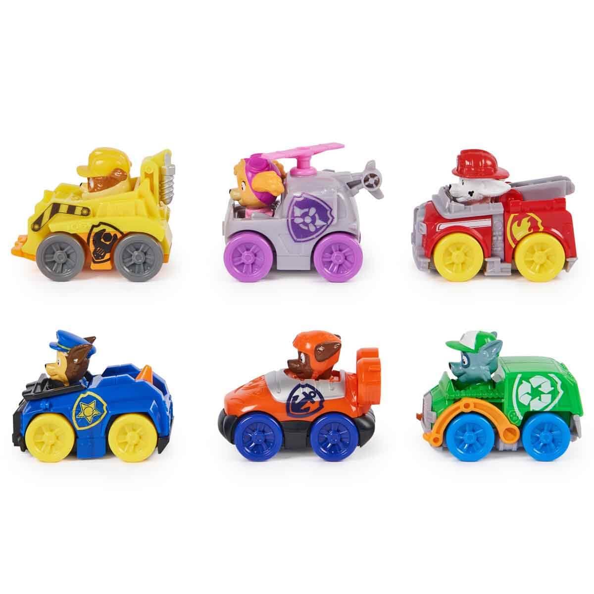 Paw Patrol Pup Squad Racers Vehicle Gift Set | 6-Piece Set | Ages 3+ | Plastic 4