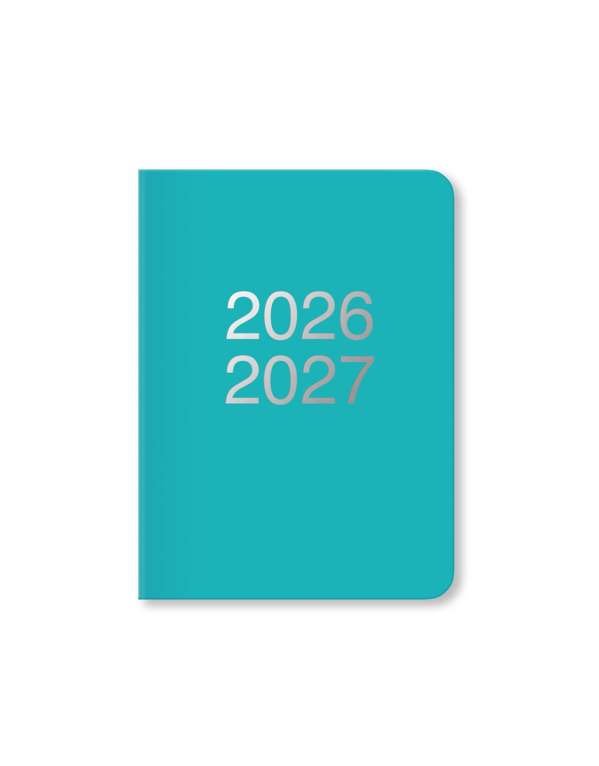 Letts of London Dazzle A6 Academic 2026/2027 Day to a Page Appointment Book | Turquoise Hardcover 1