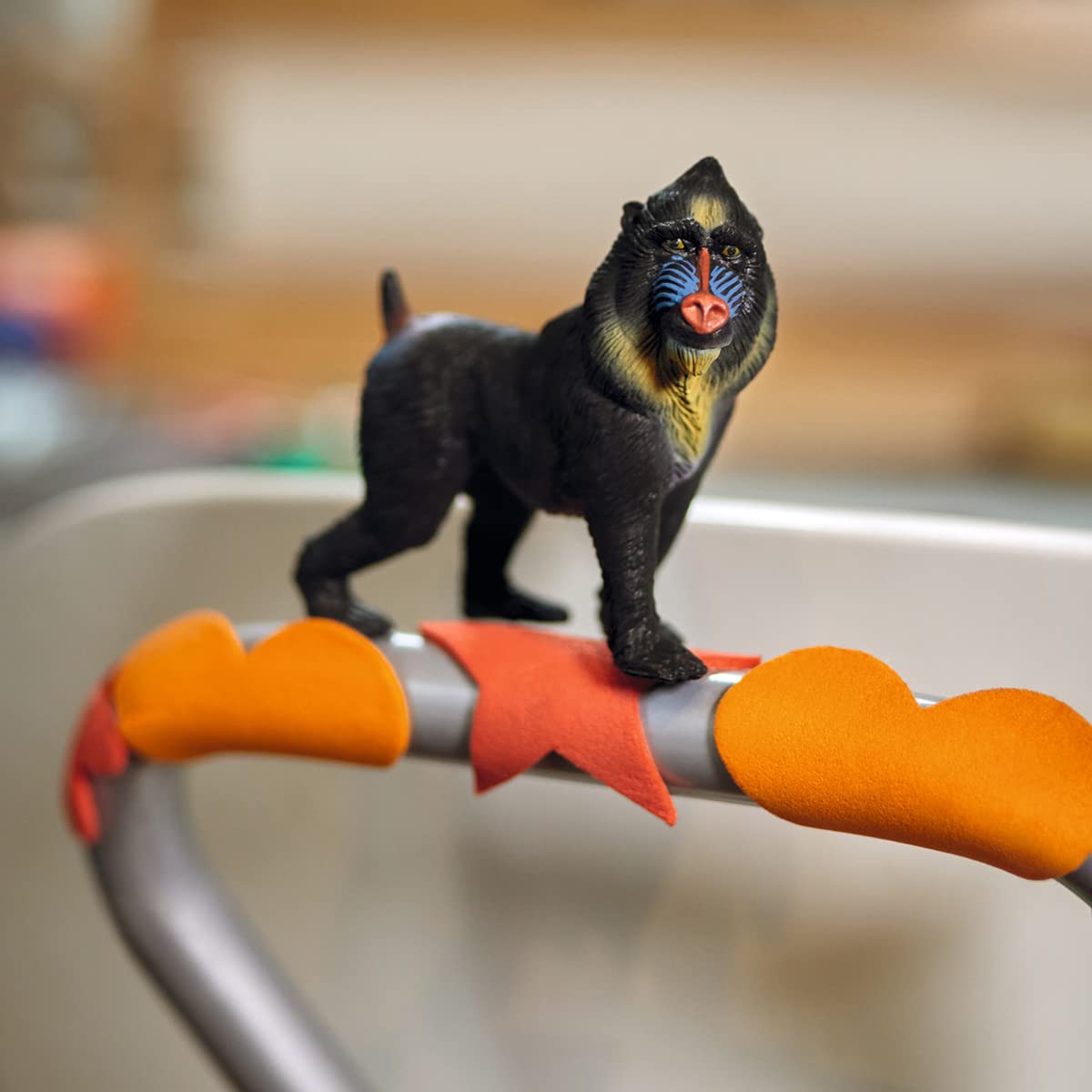 SCHLEICH Mandrill Figurine 14856 - Wildlife Animal Figure for Kids 3+ 7