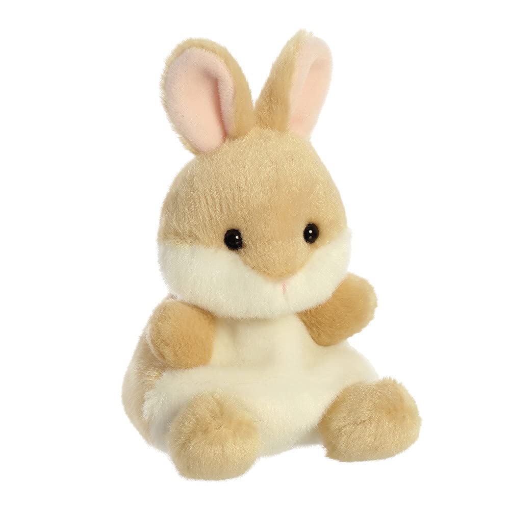 AURORA Palm Pals Ella the Bunny Soft Toy | 13 cm | Beige, Brown | Model 61243 3