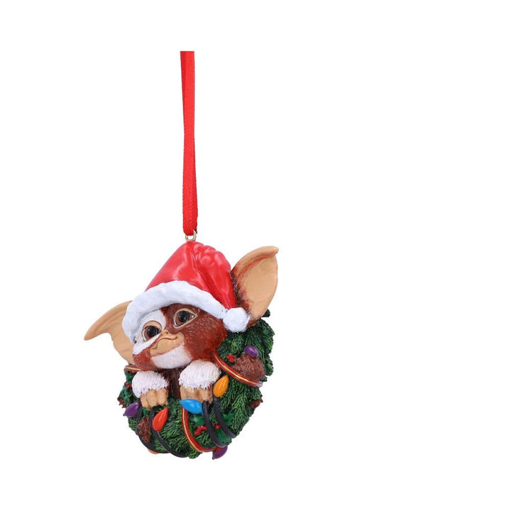 Nemesis Now Gremlins Gizmo in Wreath Hanging Ornament (B6411X3)