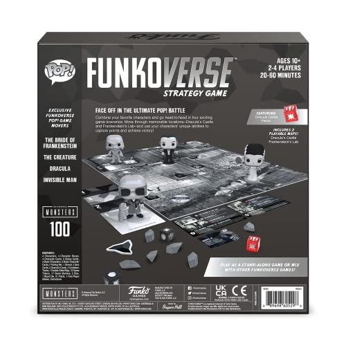 Funko Funkoverse Universal Monsters 4-Pack Strategy Game