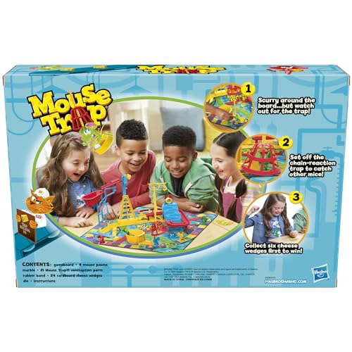 Hasbro Gaming Mouse Trap Board Game for Kids Ages 6 and Up 22