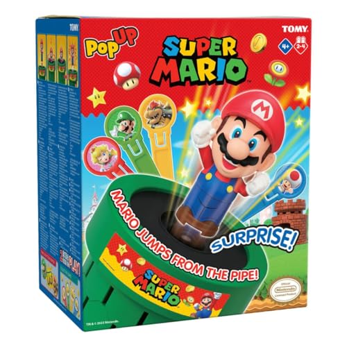 TOMY Pop Up Super Mario Family Board Game for Kids, 2-4 Players 9